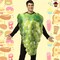 Green Grapes Costume Funny Fruit Tunic One Pieces Halloween Party Outfit